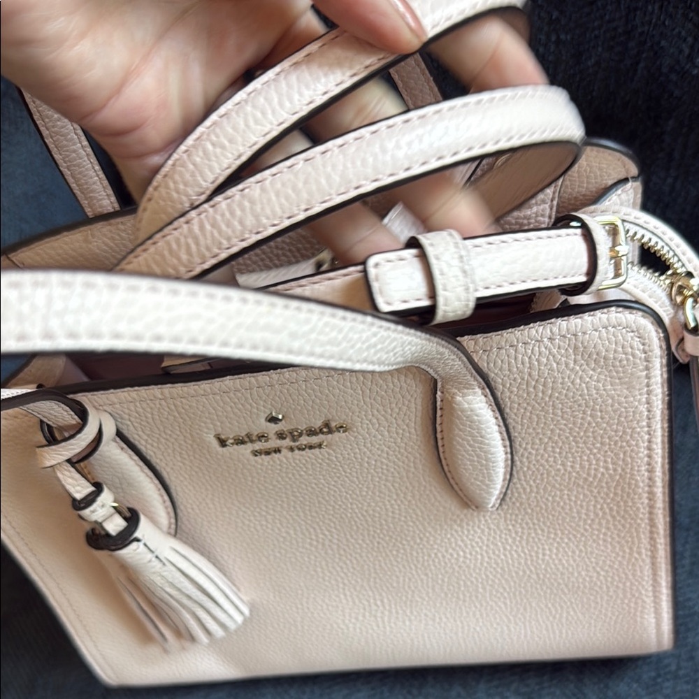Kate Spade Tan Satchel with Tassels - Picture 5 of 8